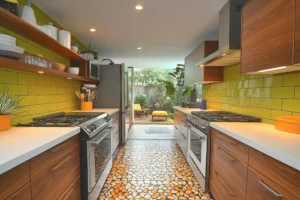 Parallel modular kitchen design in Kottayam